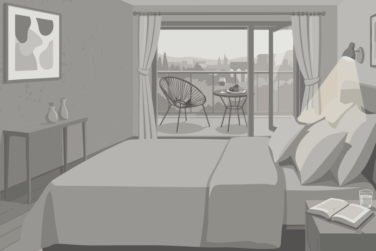 Lone Wolf Fireplace Suite